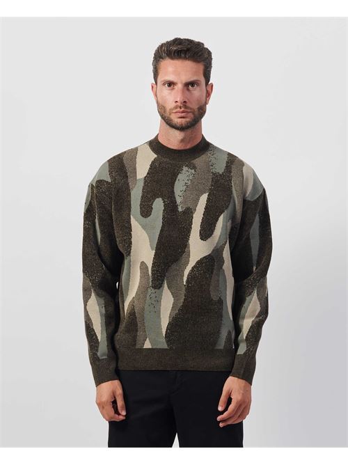 Maglione girocollo Armani Exchange in misto lana ARMANI EXCHANGE | 6DZM1J-ZM4HZ4891